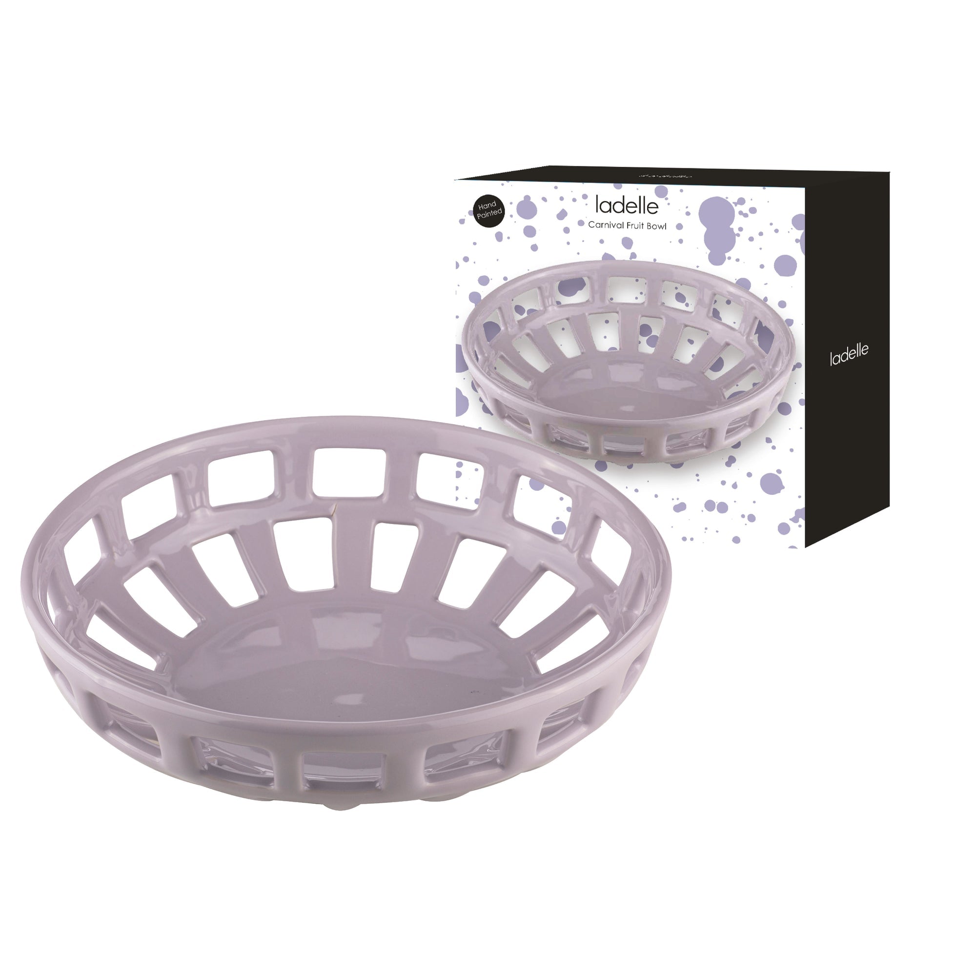 Ladelle Carnival Lilac Fruit Bowl
