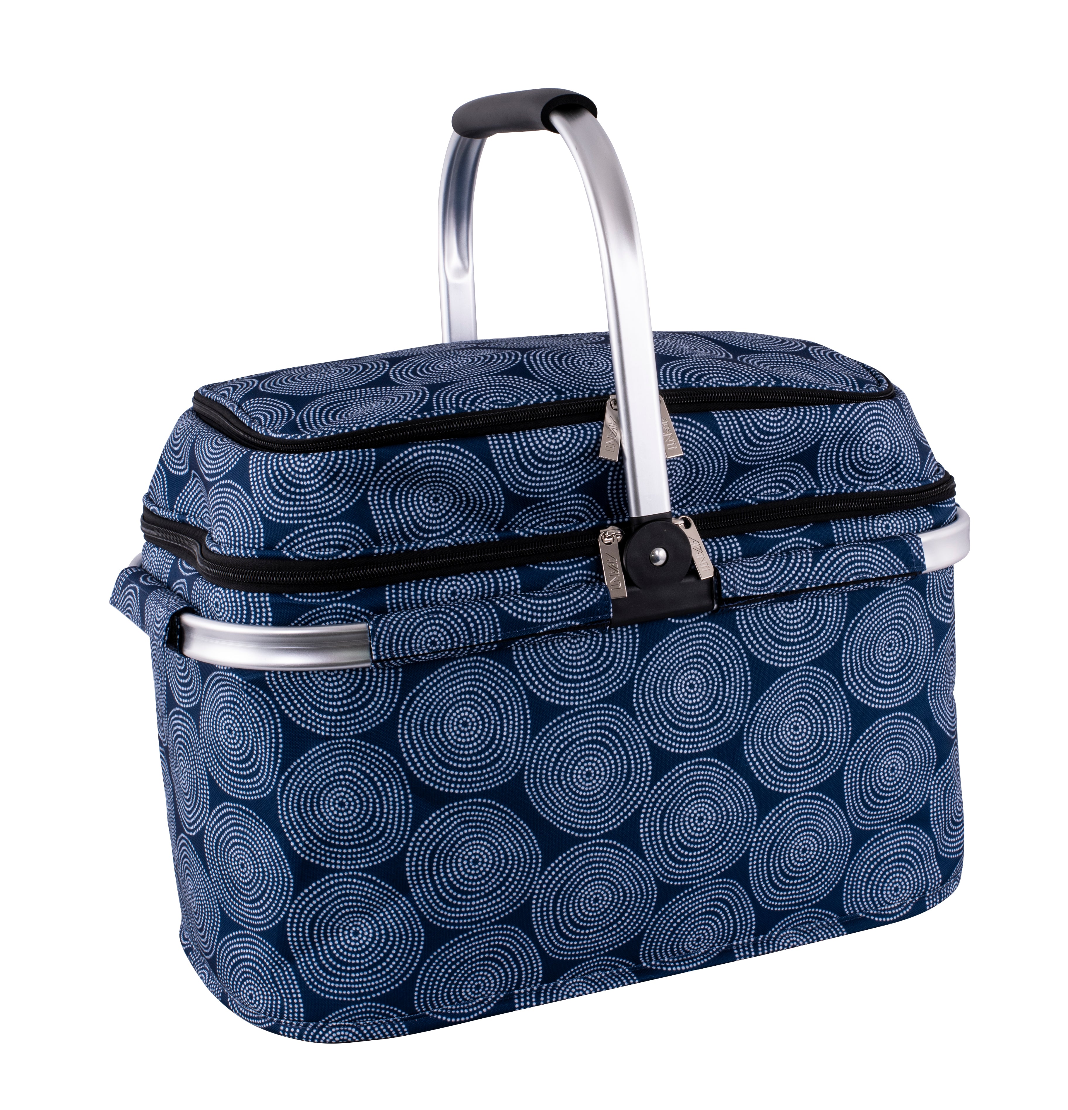 Avanti 4 Person Picnic Basket Dots