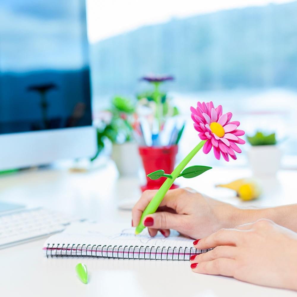 Flower Shop 5pc Pen Set With Vase