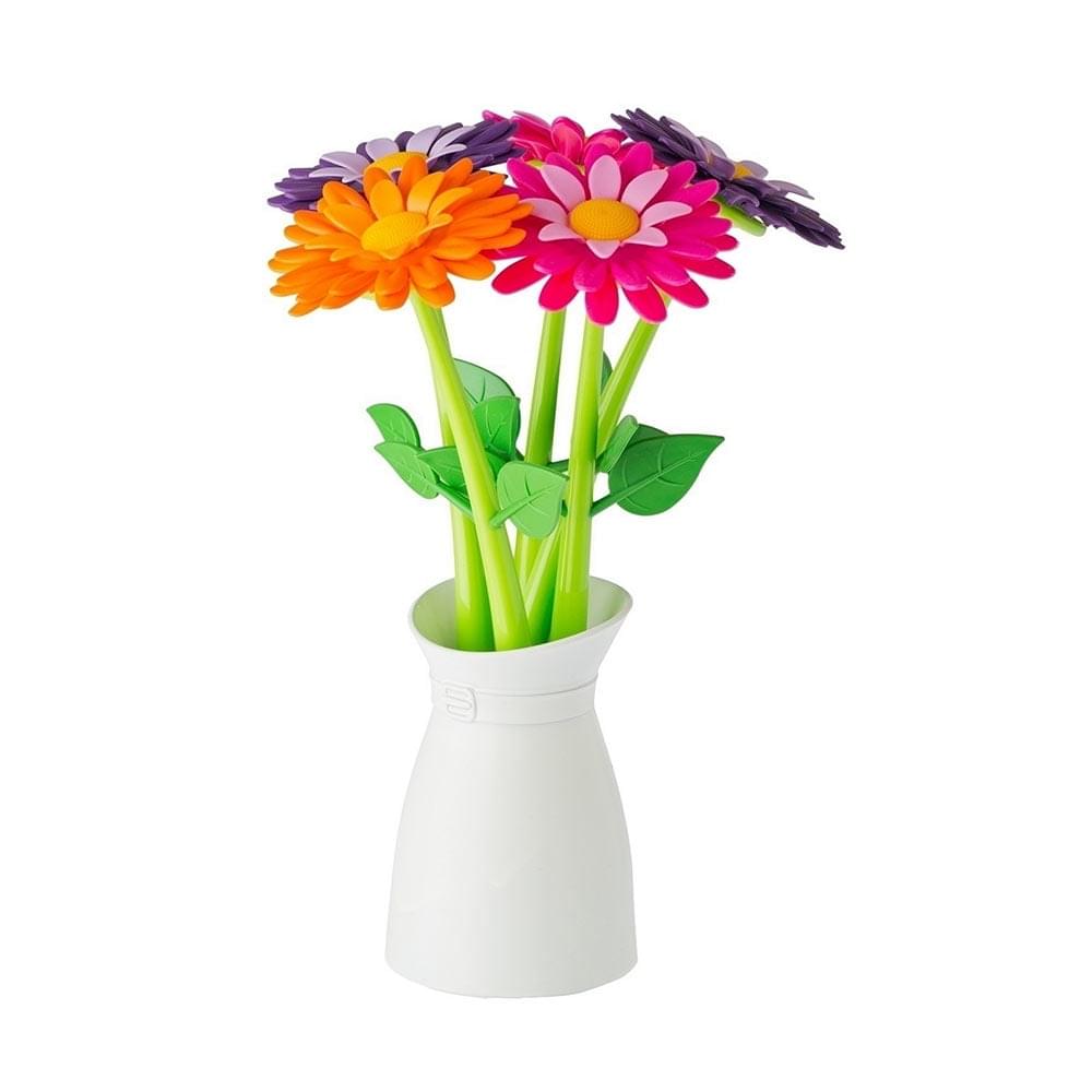 5pc Pen Set With Vase
