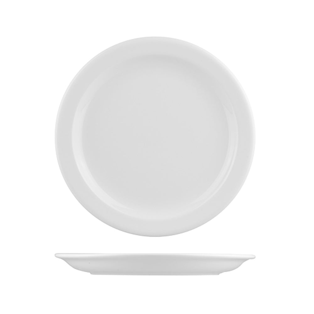 Longfine Narrow Rim Round Plate
