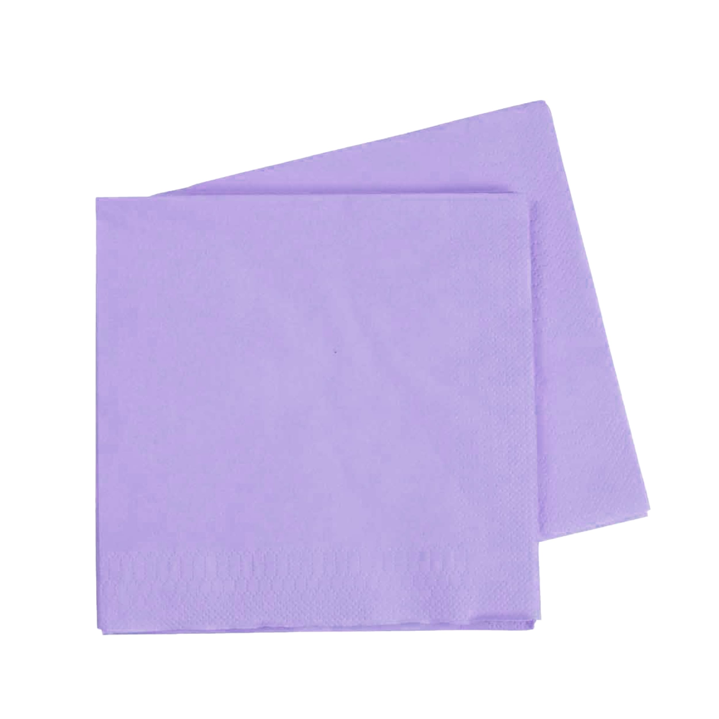 FiveStar Lunch Napkin 33cm Pastel Lilac (40 Pack)