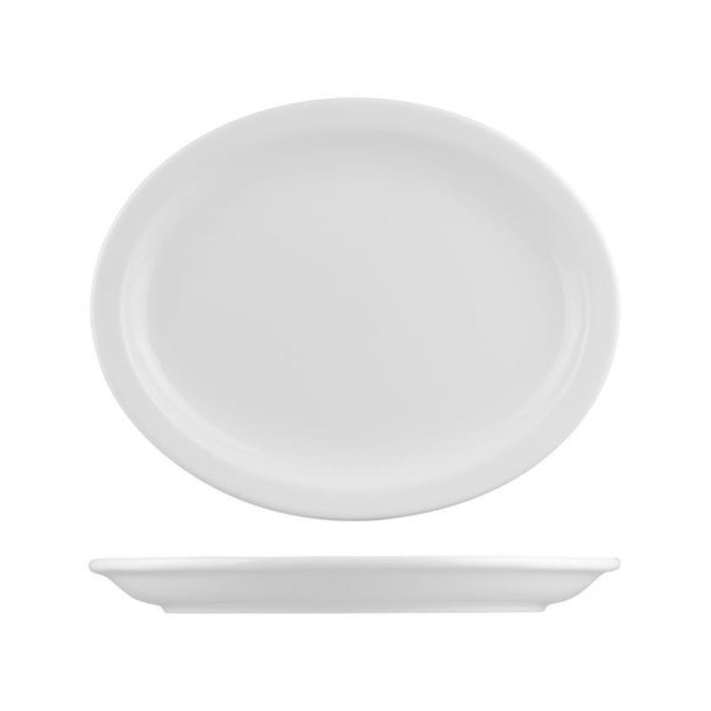 Longfine Narrow Rim Oval Plate
