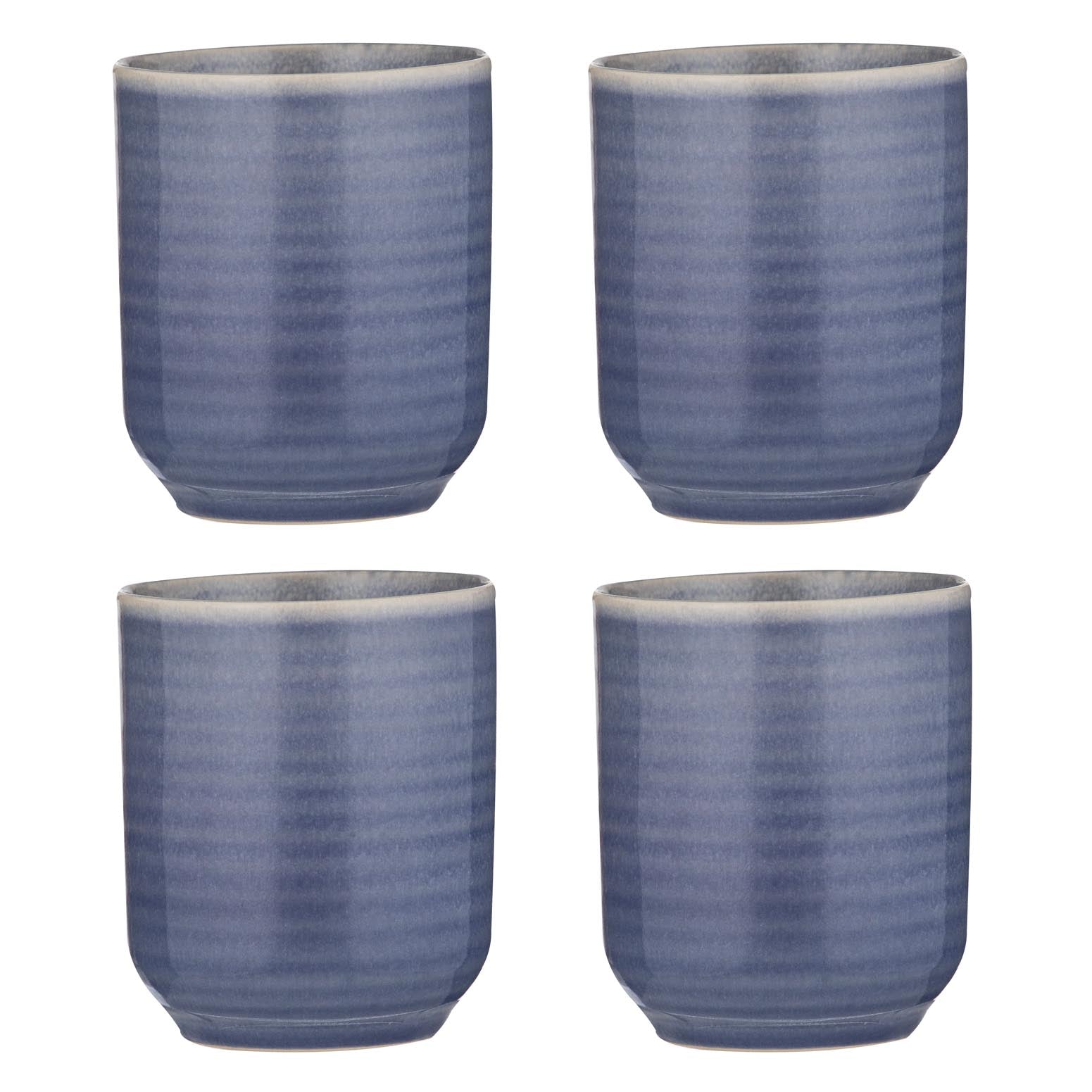 Ladelle Melange Cornflower Blue 4pk Tumbler