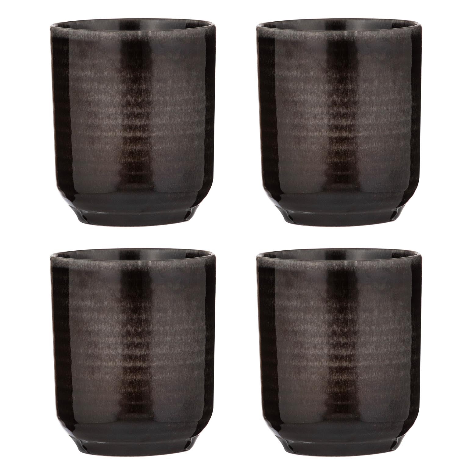 Ladelle Melange Charcoal 4pk Tumbler