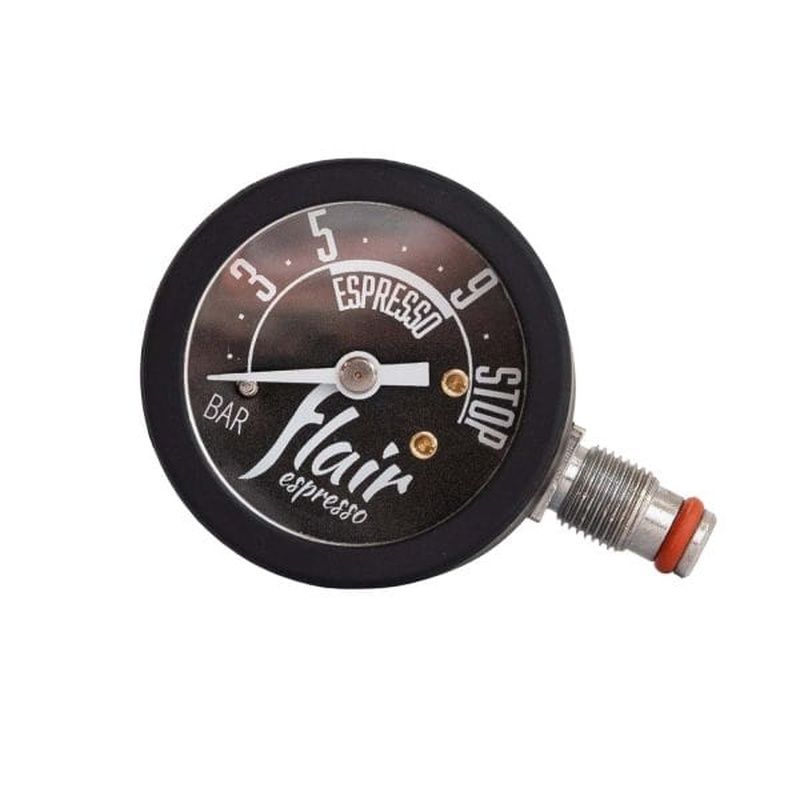 Flair Black Logo Pressure Gauge