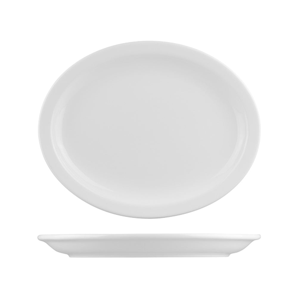 Longfine Narrow Rim Oval Plate