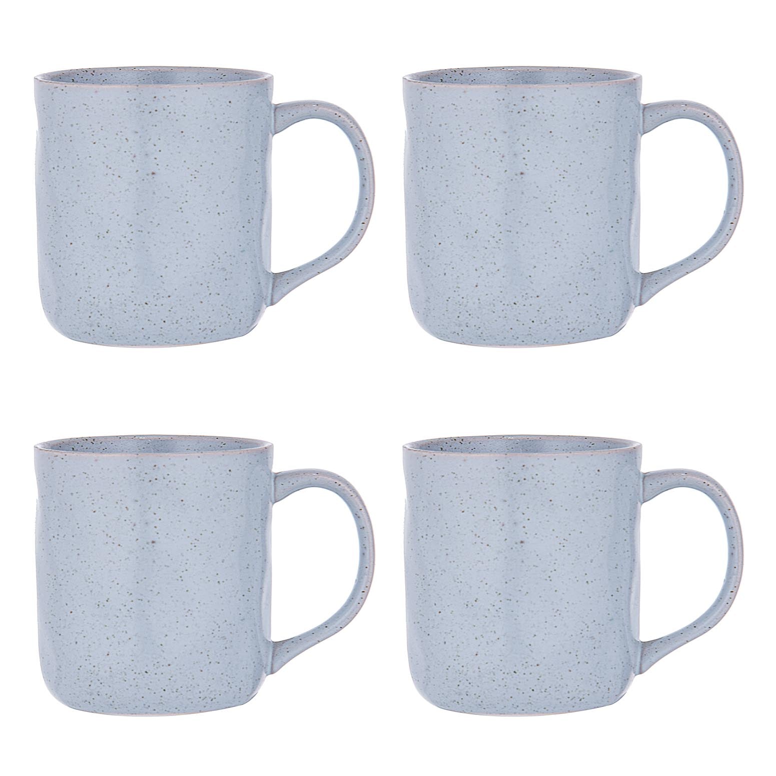 Ladelle Artisan Blue 4pc Mug Set