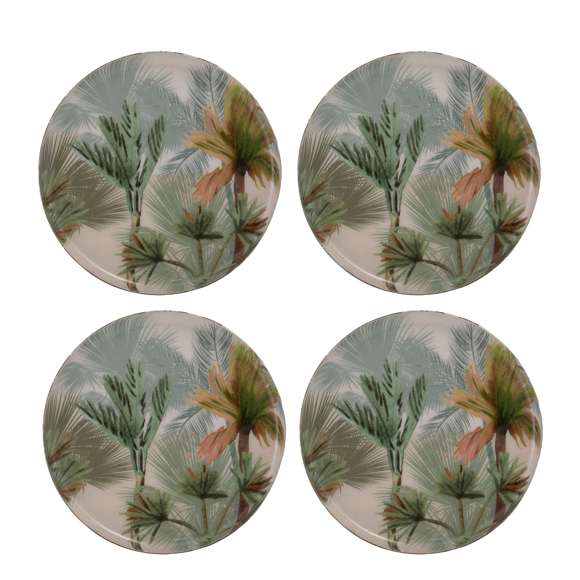Ladelle Panama Metal 4pk Coaster