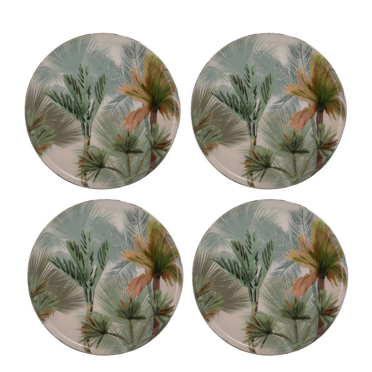 Ladelle Panama Metal 4pk Coaster