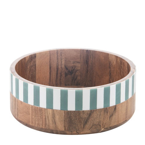 Ladelle Panama Stripe Salad Bowl