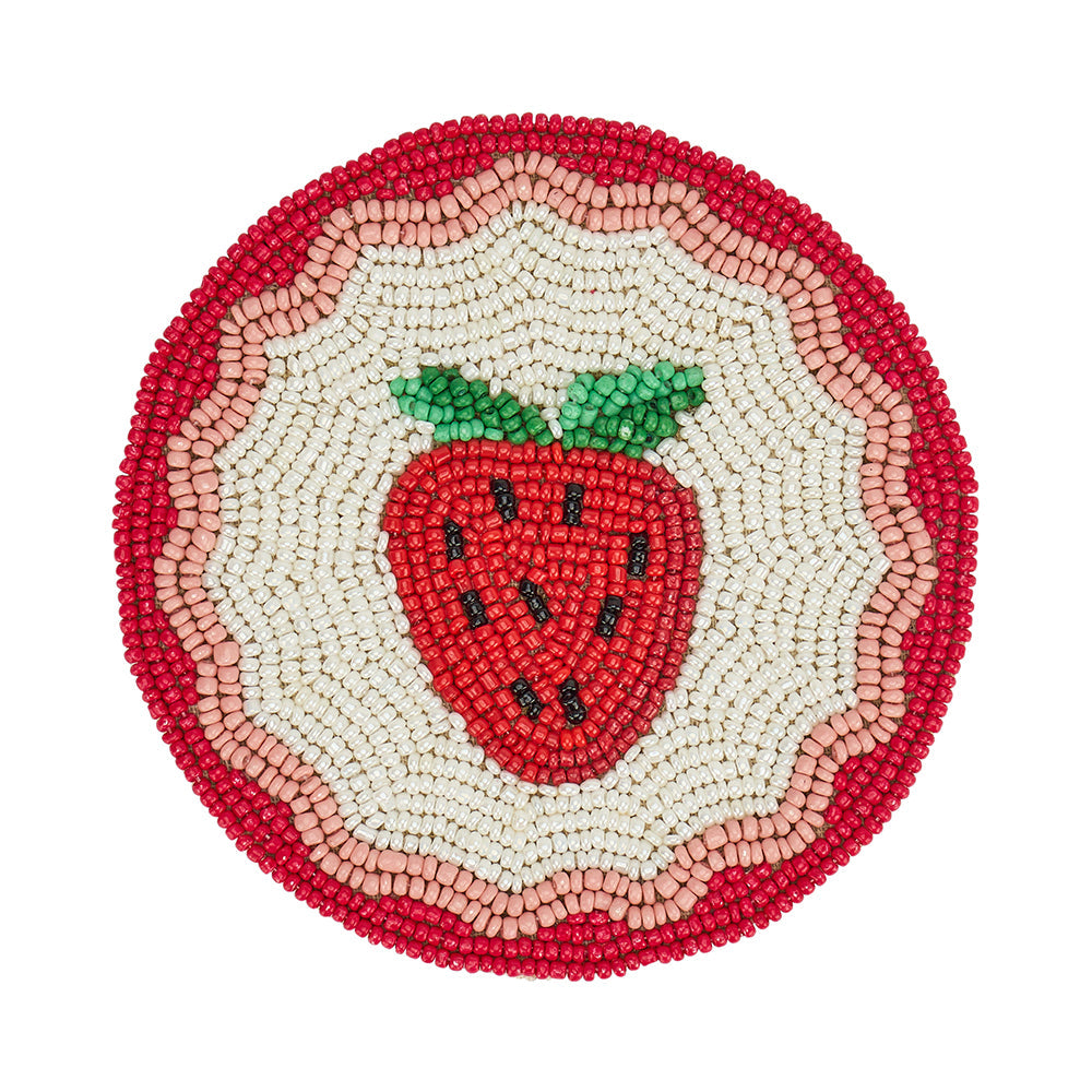 Annabel Trends Beaded Coasters Tropicana 4pc
