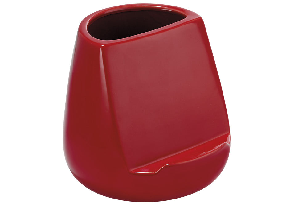 Ladelle Oliver Red Gloss Utensil Holder & Tablet Stand