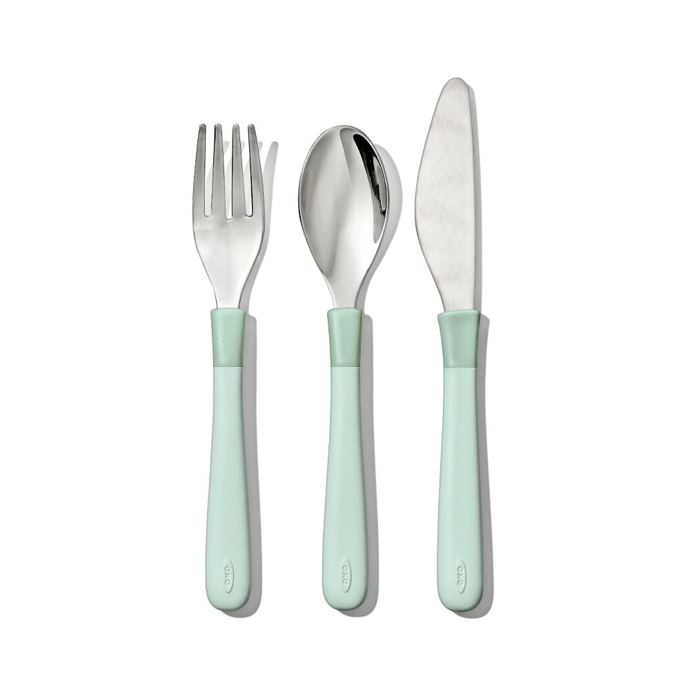 OXO Tot Cutlery for Big Kids Set (Opal)