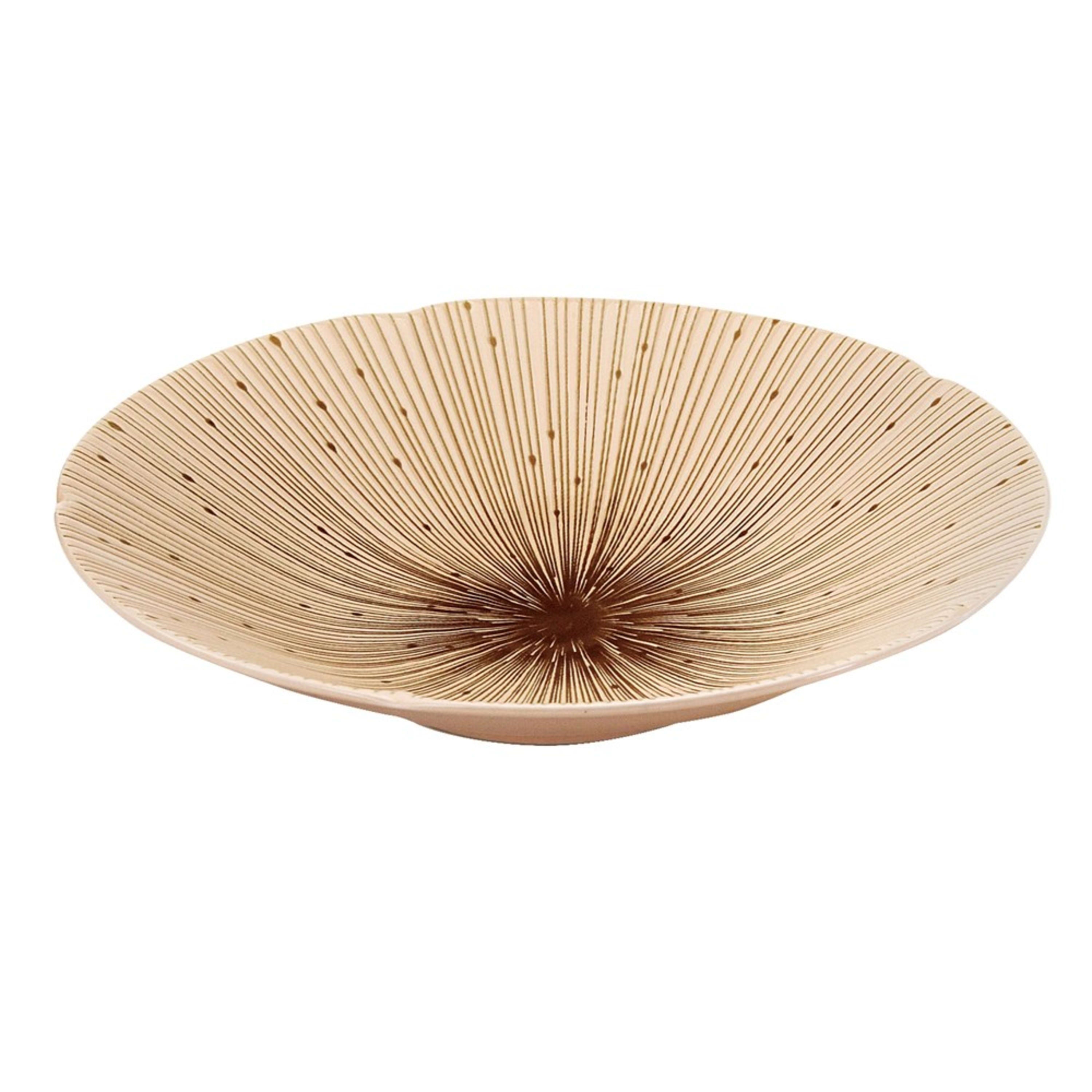 Omotenashi Kyo Sendan Large Plate - Earthen 24.5x5cm