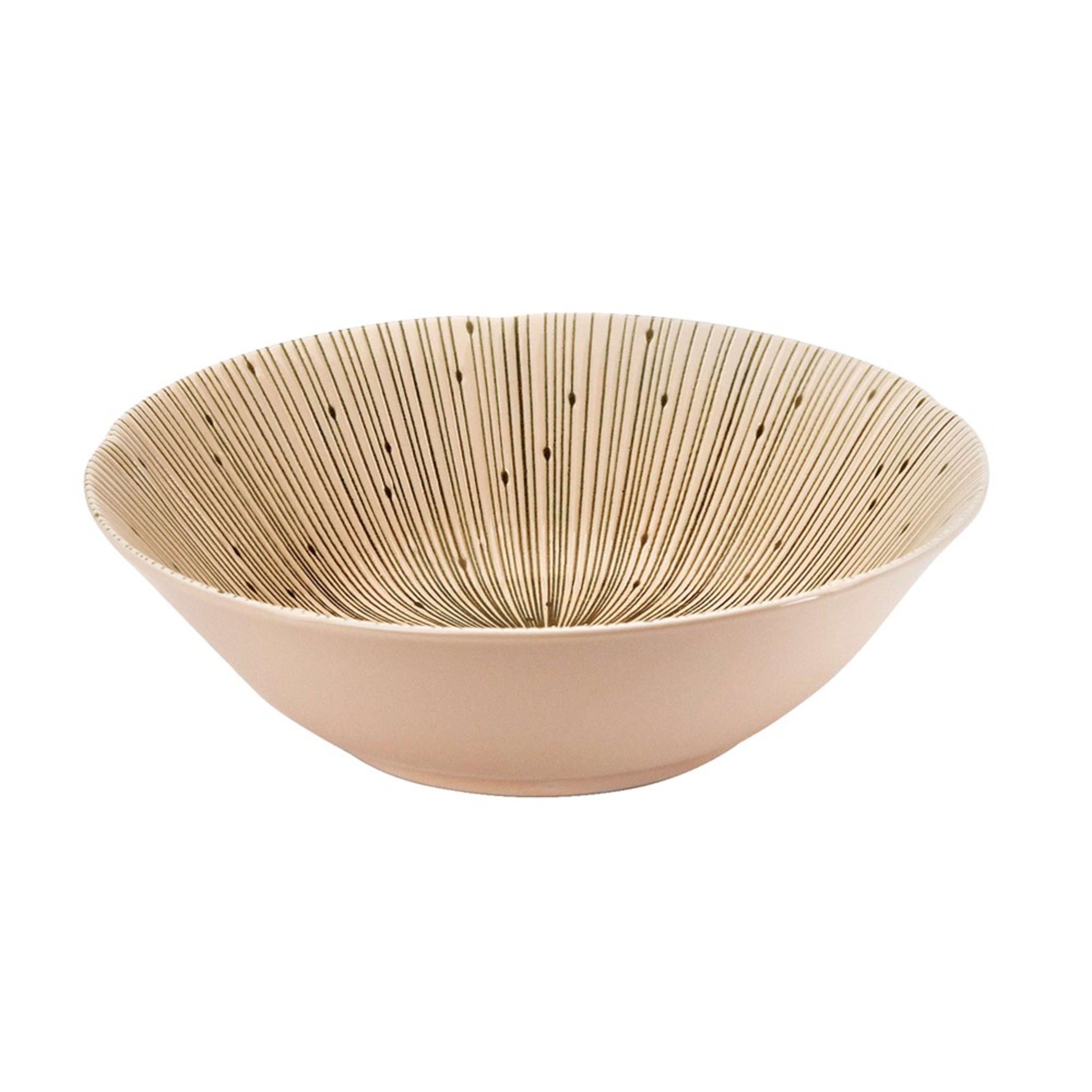 Omotenashi Kyo Sendan Large Bowl - Earthen 21x7.5cm