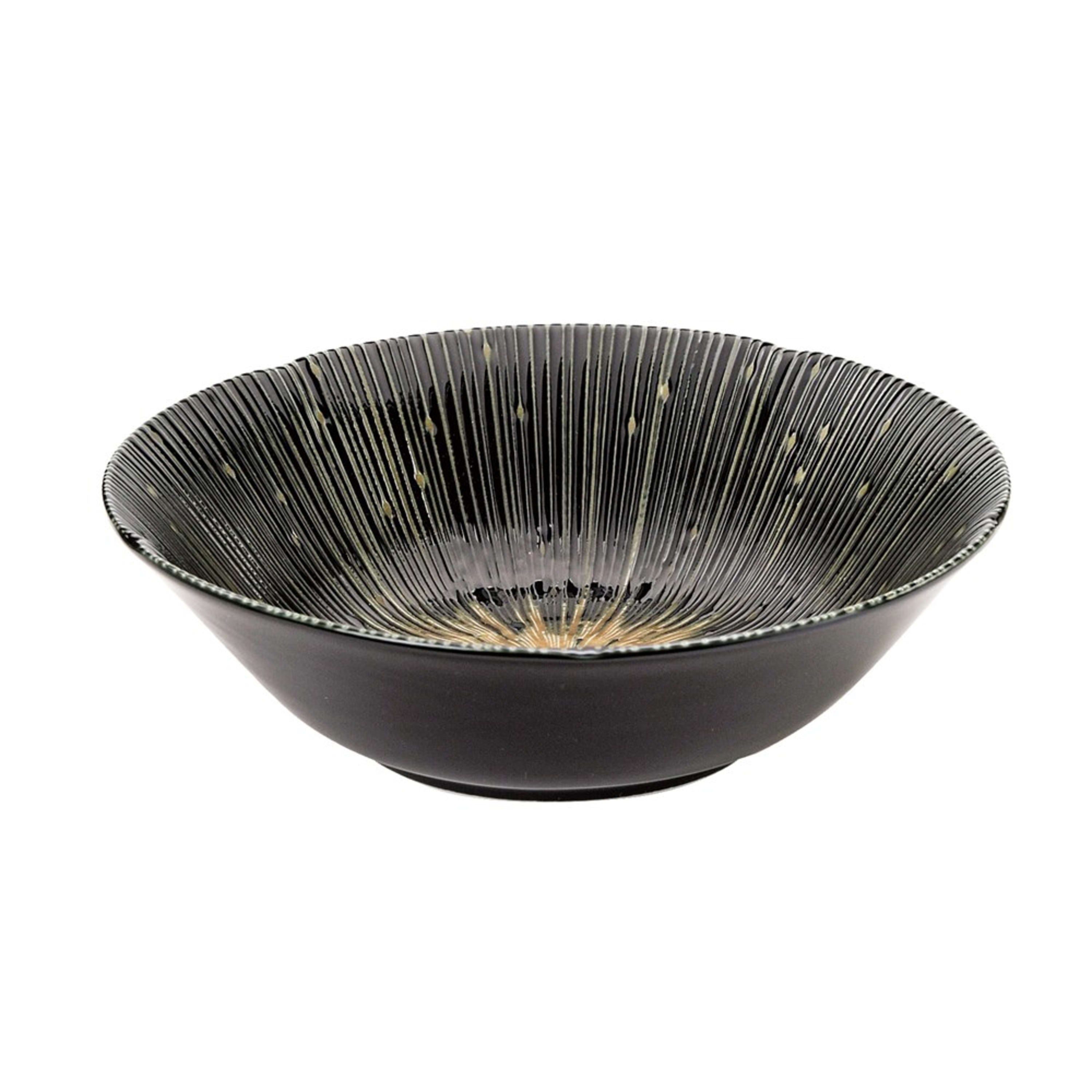 Omotenashi Kyo Sendan Large Bowl 21x7.5cm - Black