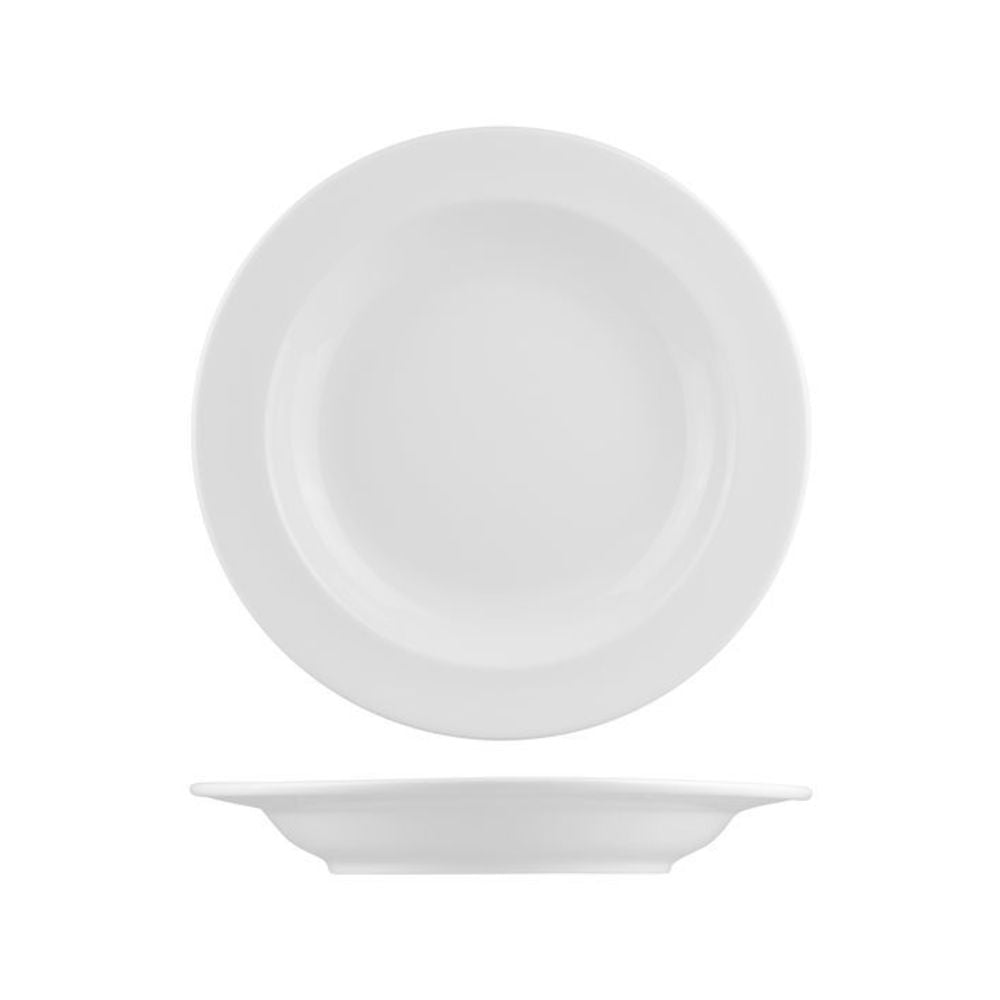 Longfine Deep Wide Rim Pasta Bowl