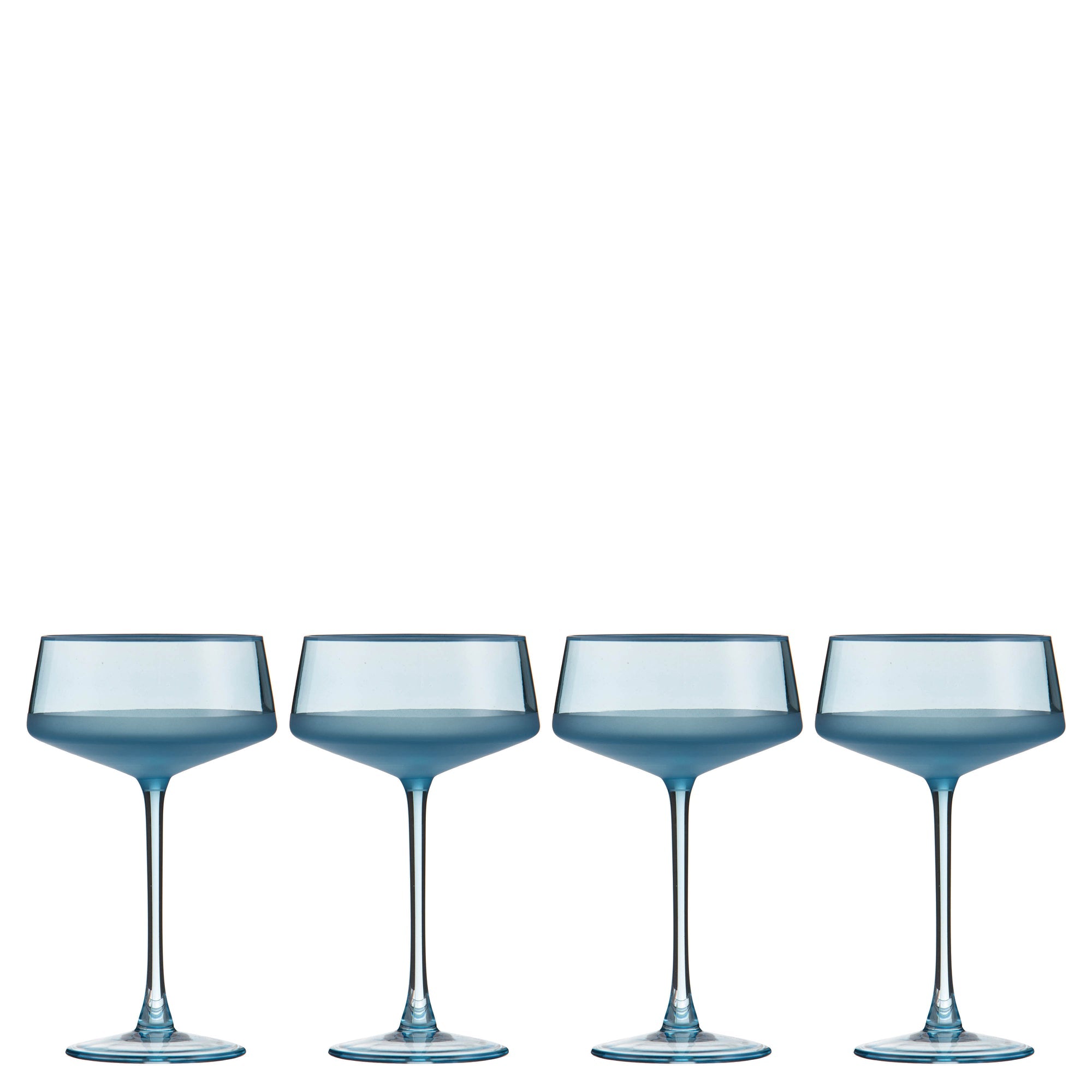 Ladelle Panama Ocean 4pk Coupe Glass