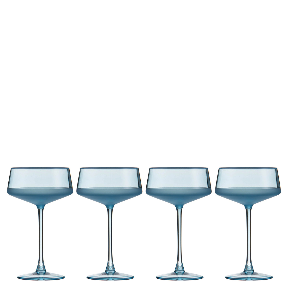 Ladelle Panama Ocean 4pk Coupe Glass