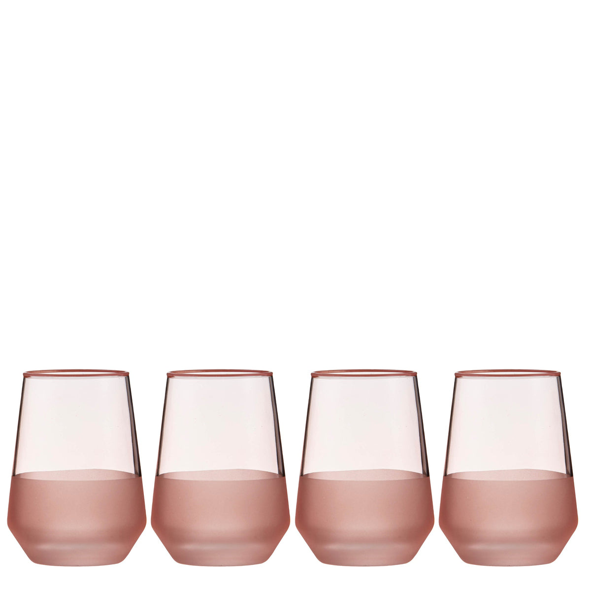 Ladelle Panama Coral 4pk Tumbler
