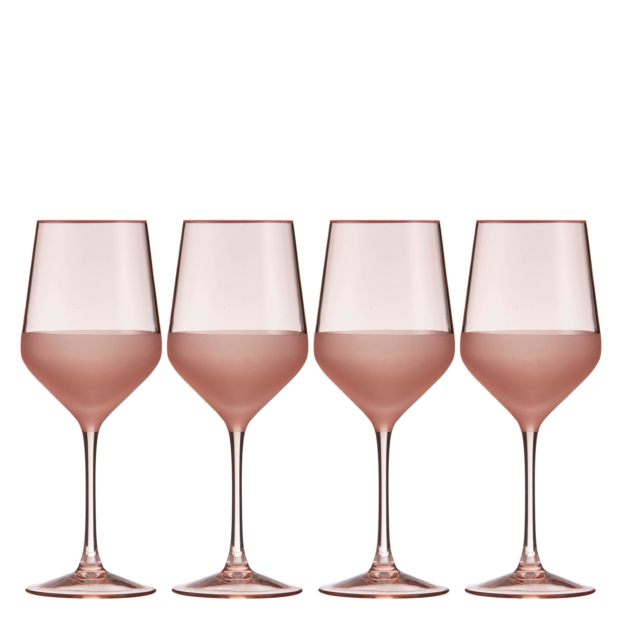Ladelle Panama Coral 4pk Wine Glass