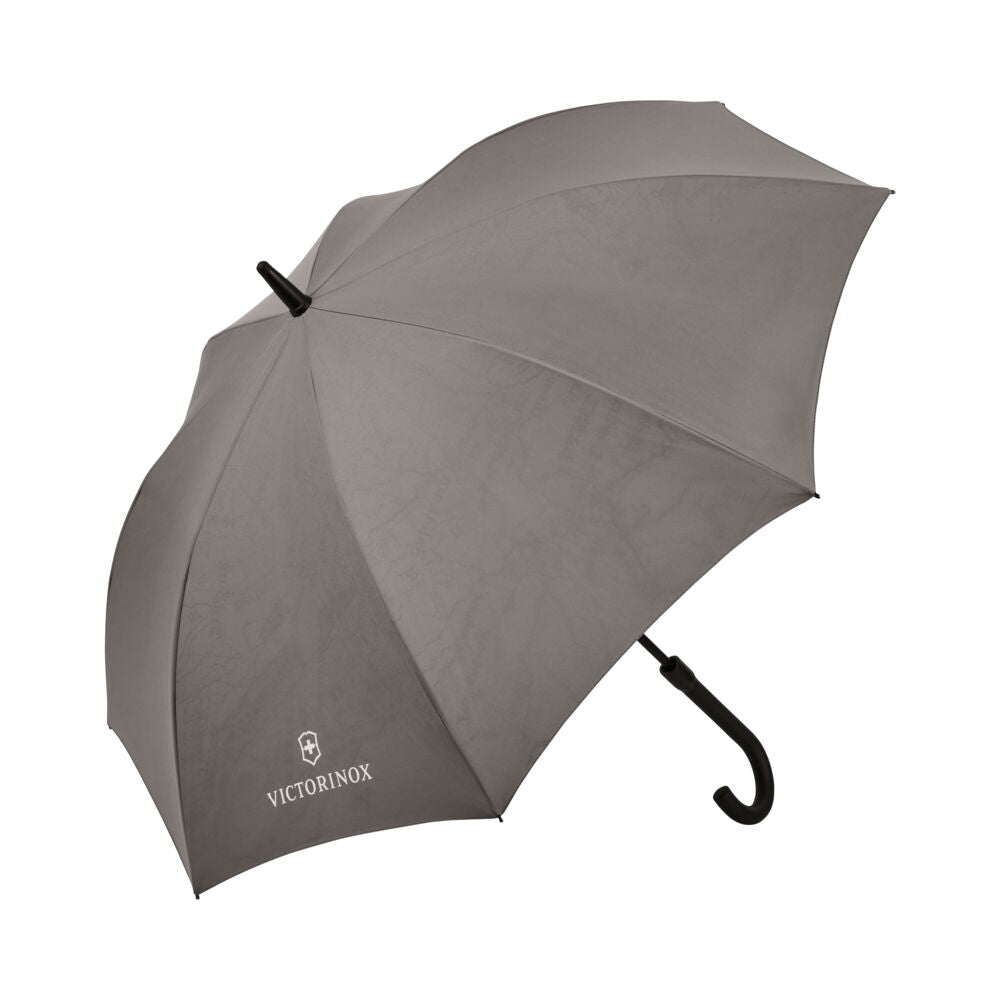 Victorinox Classic Stick Automatic Long Umbrella ecorepel Light Grey
