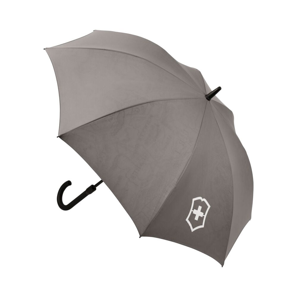 Victorinox Classic Stick Automatic Long Umbrella ecorepel Light Grey