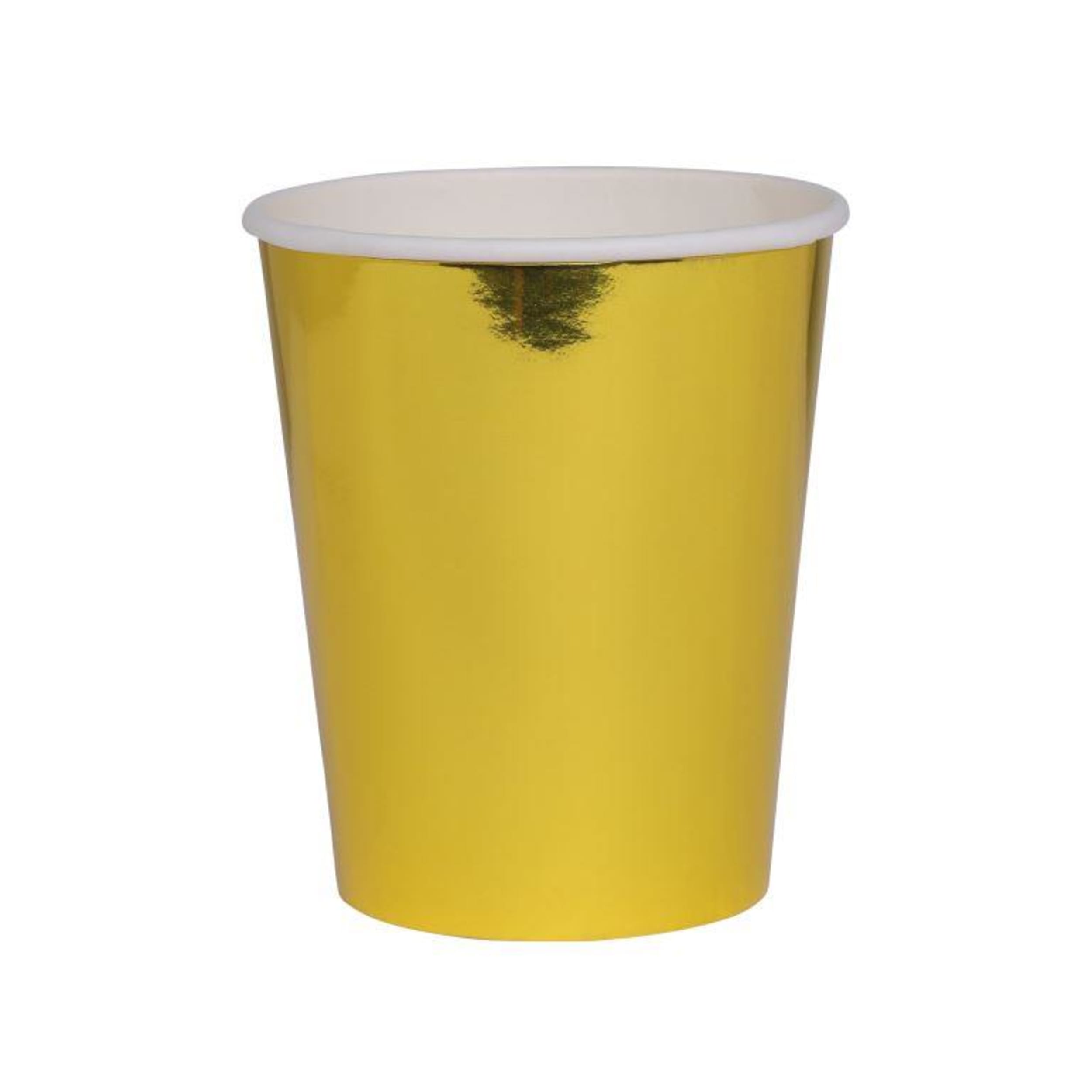 FiveStar Paper Cup Metallic Gold 260ml (20 Pack)