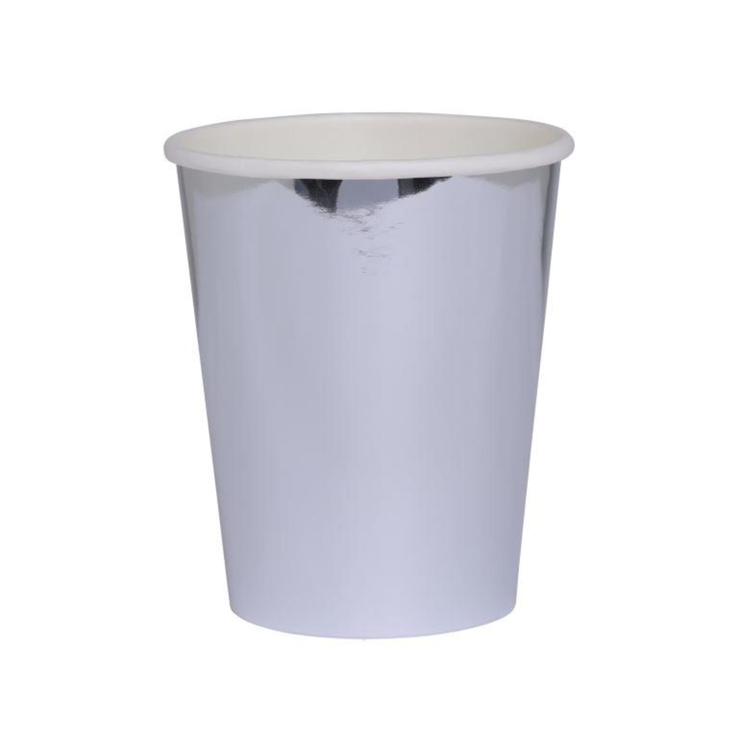 FiveStar Paper Cup Metallic Silver 260ml (20 Pack)