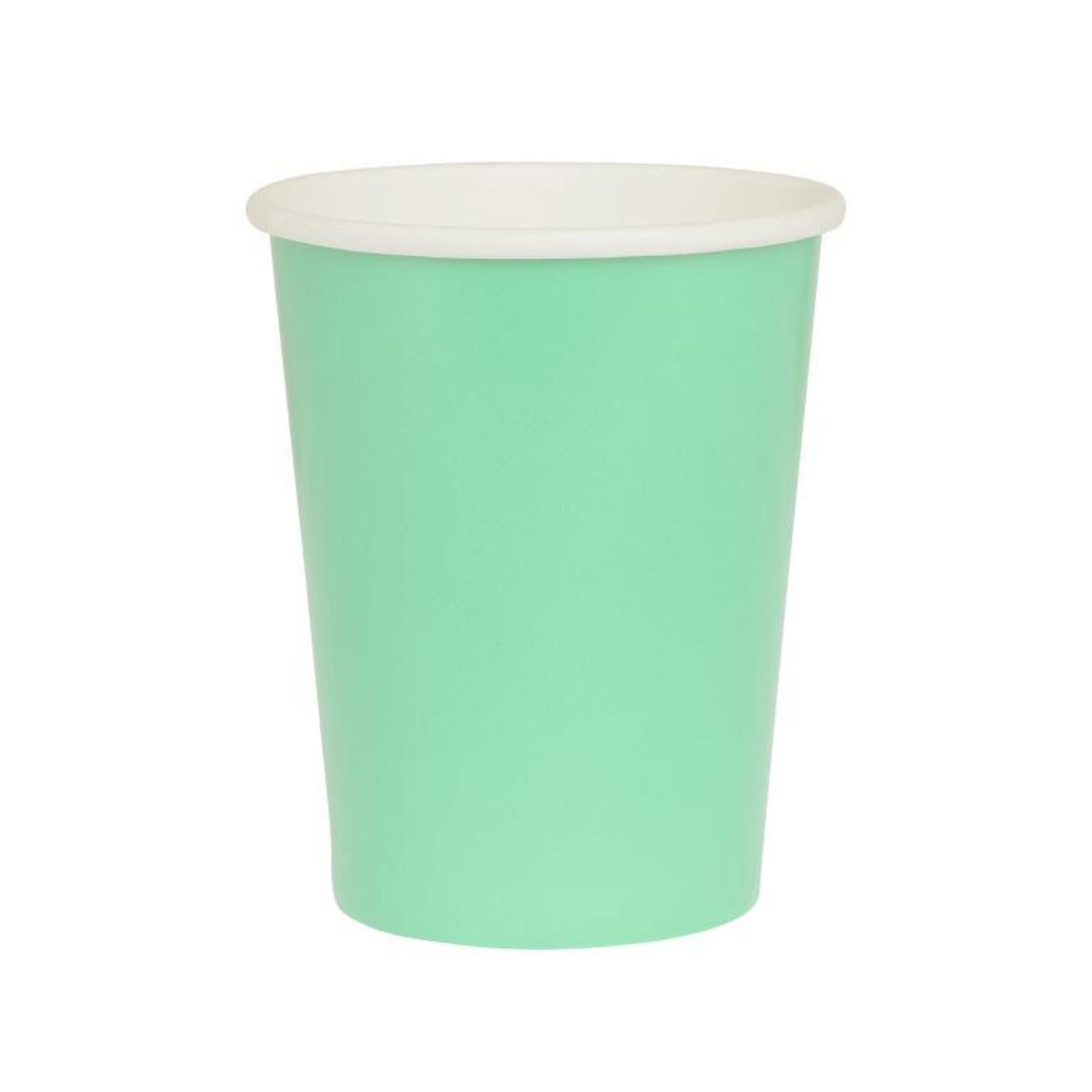 FiveStar Paper Cup Mint Green 260ml (20 Pack)