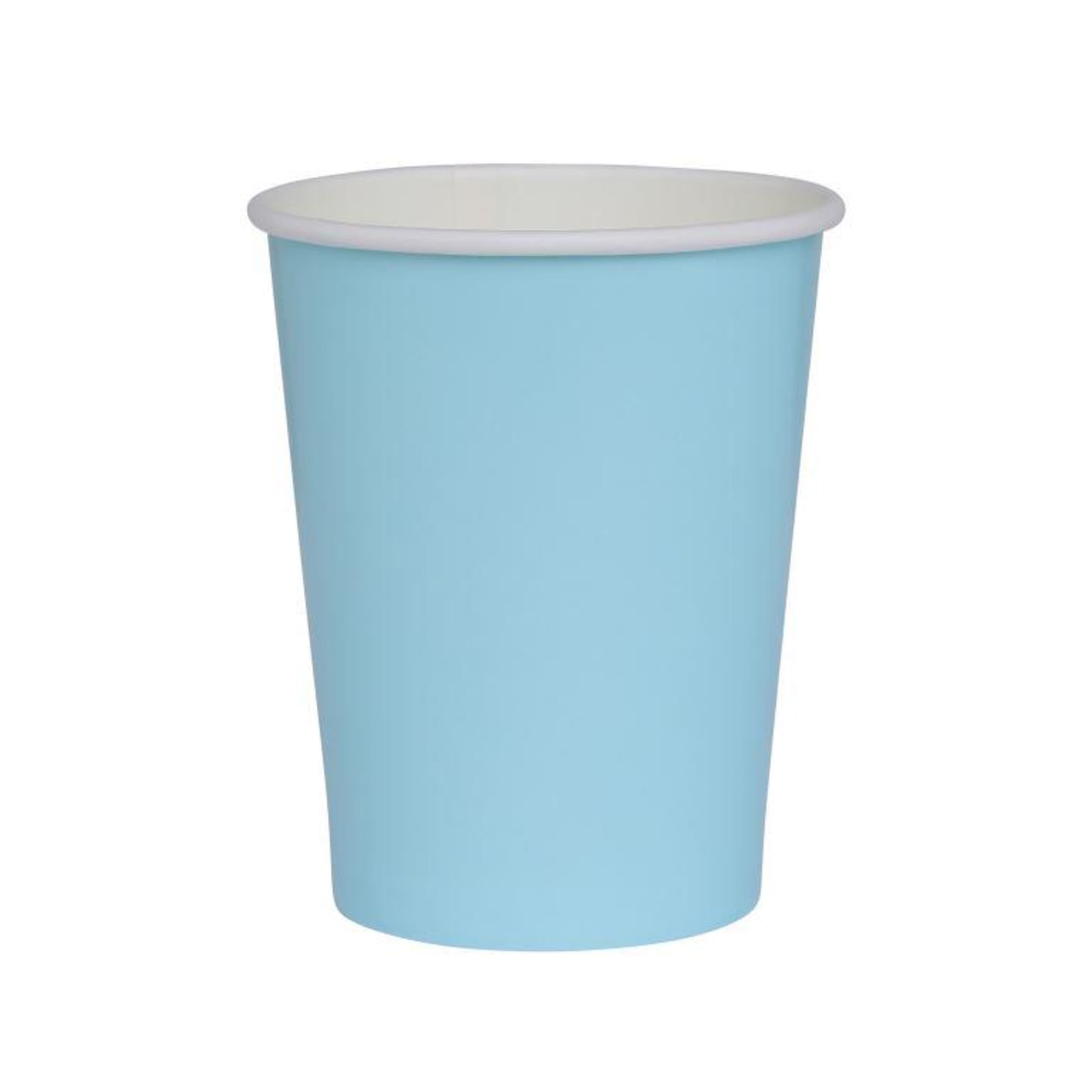 FiveStar Paper Cup Pastel Blue 260ml (20 Pack)