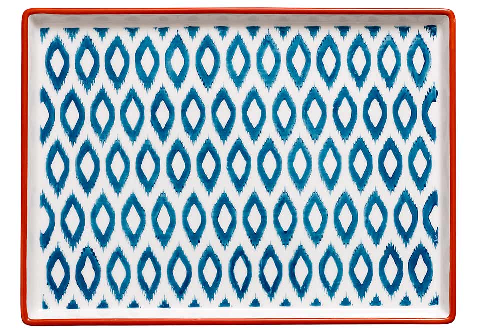 Ladelle Mosaic Painted Ikat Tray