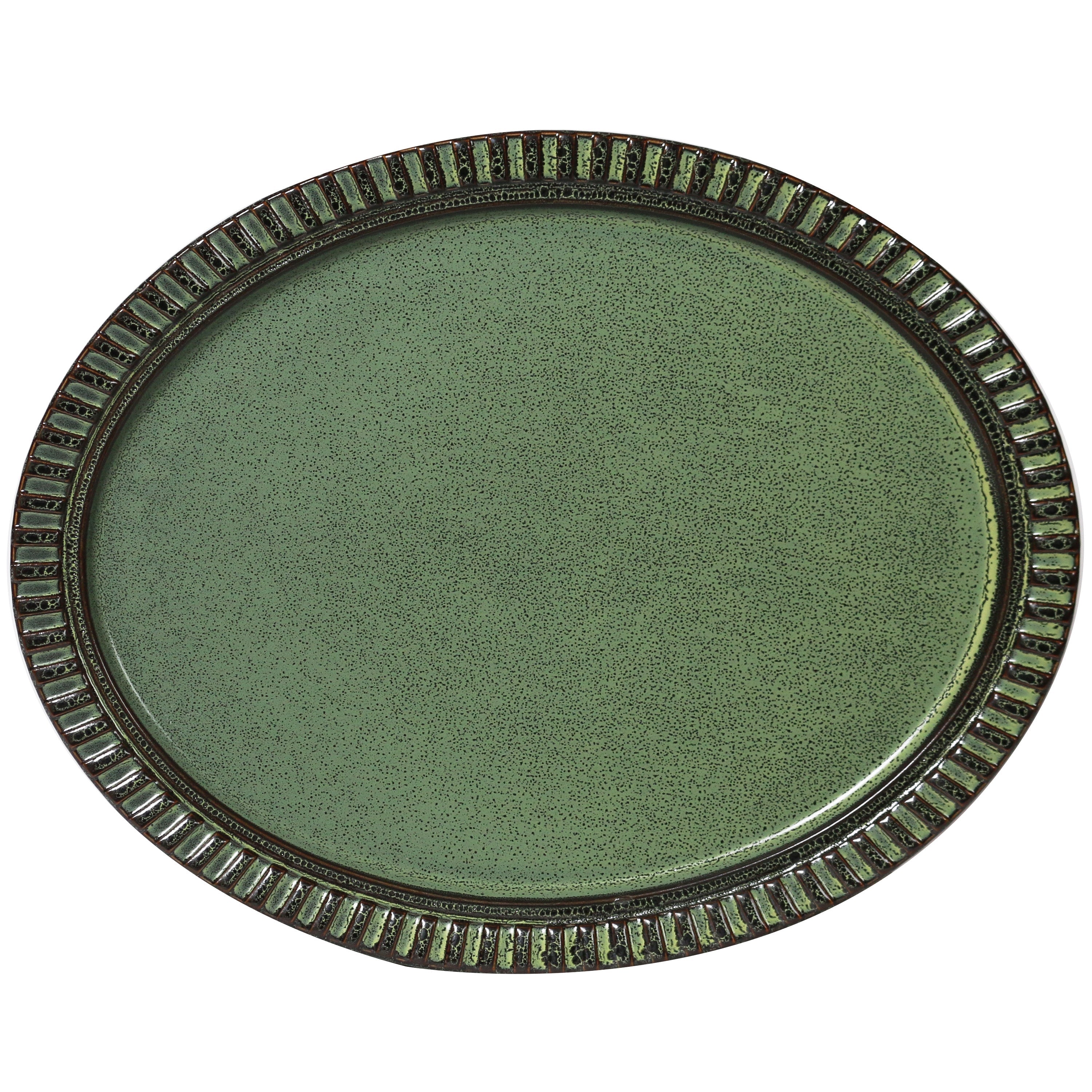 Robert Gordon Adelaide Oval Platter 34.8x27.6x2.4cm - Green