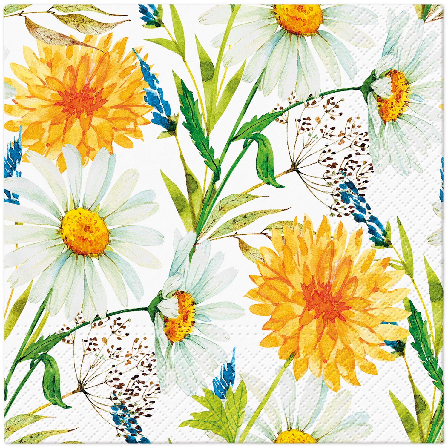 PAW Lunch Napkin 33x33cm 20 Pack - Summer Whisper