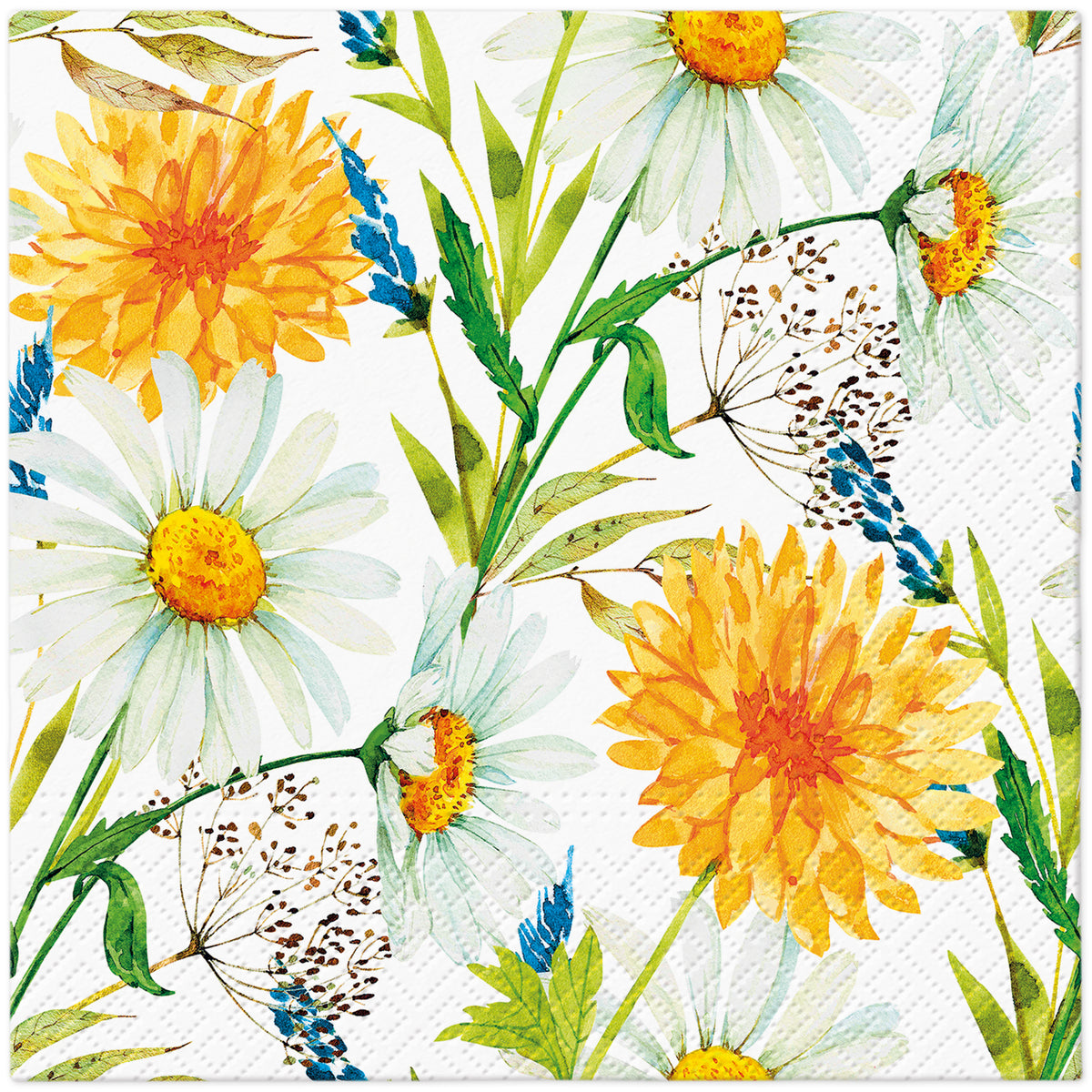 PAW Lunch Napkin 33x33cm 20 Pack - Summer Whisper