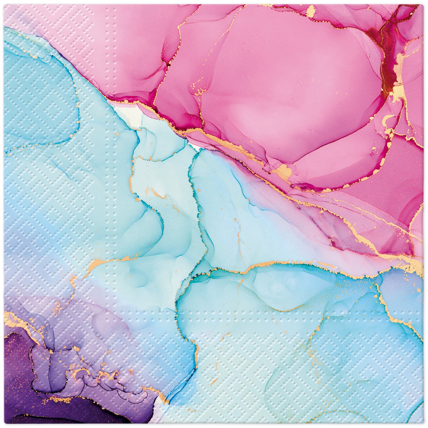 PAW Lunch Napkin 33x33cm 20 Pack - Watercolour Dream