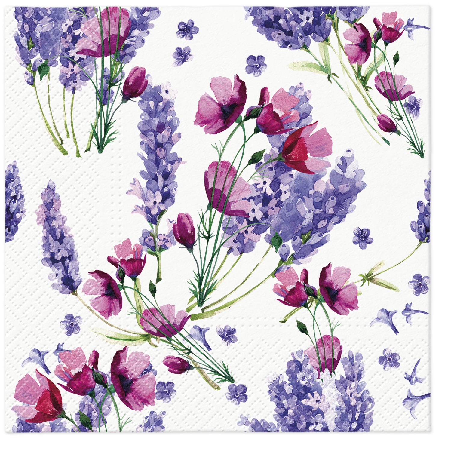 PAW Lunch Napkin 33x33cm 20 Pack - Fragrant Lavender