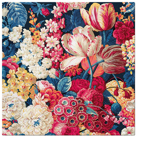 PAW Lunch Napkin 33x33cm 20 Pack - Flower Splendor