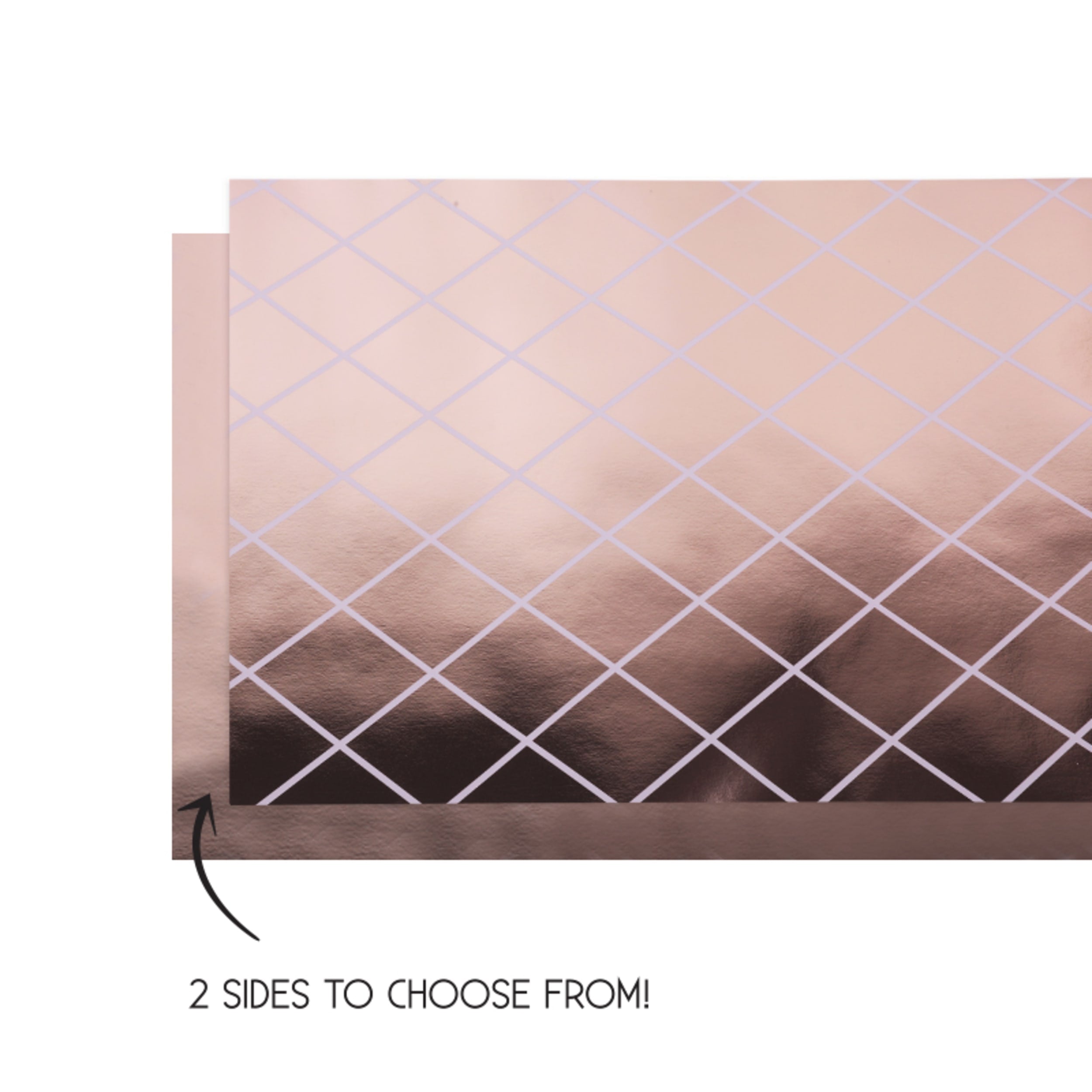 FiveStar Table Runner Reversible 4mx35cm Metallic Rose Gold