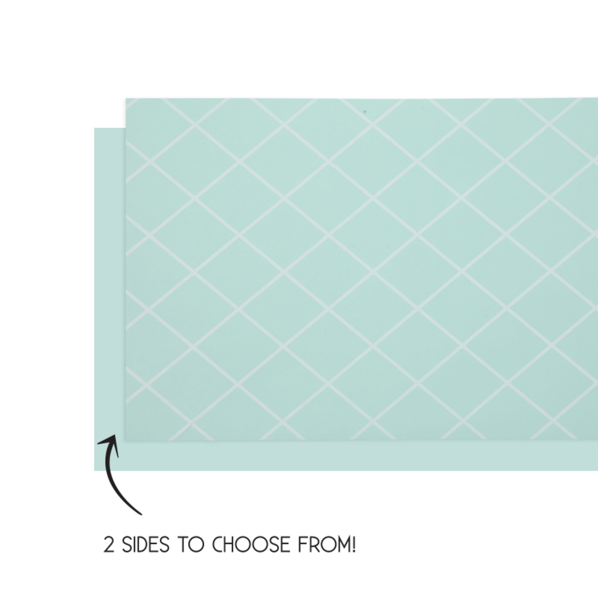 FiveStar Table Runner Reversible 4mx35cm Mint Green