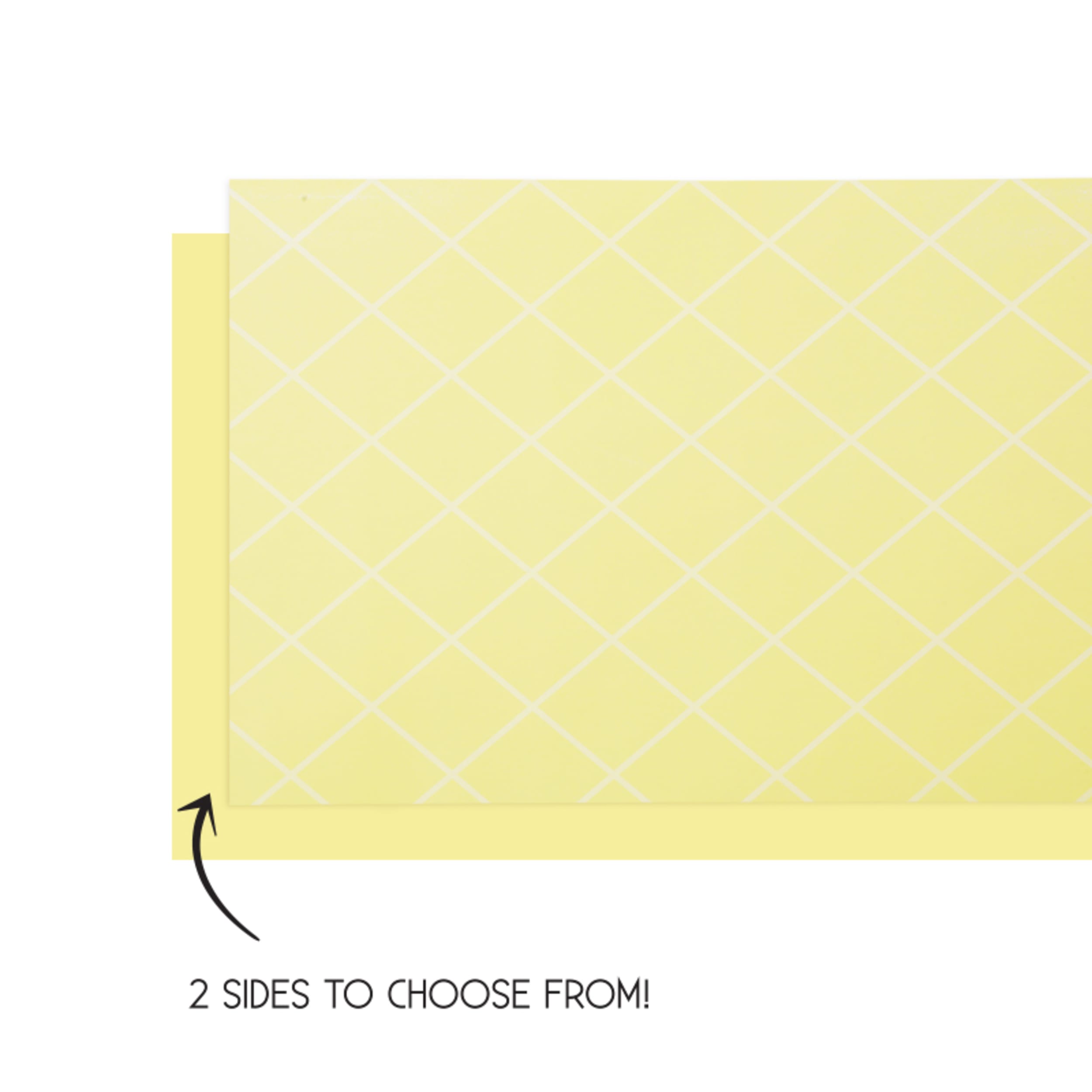 FiveStar Table Runner Reversible 4mx35cm Pastel Yellow