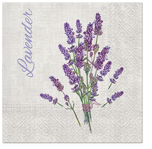PAW Lunch Napkin 33x33cm 20 Pack - Lavender For You