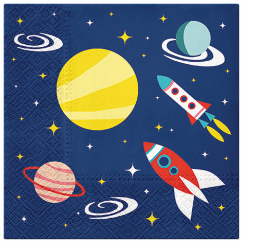 PAW Lunch Napkin 33x33cm 20 Pack - Space