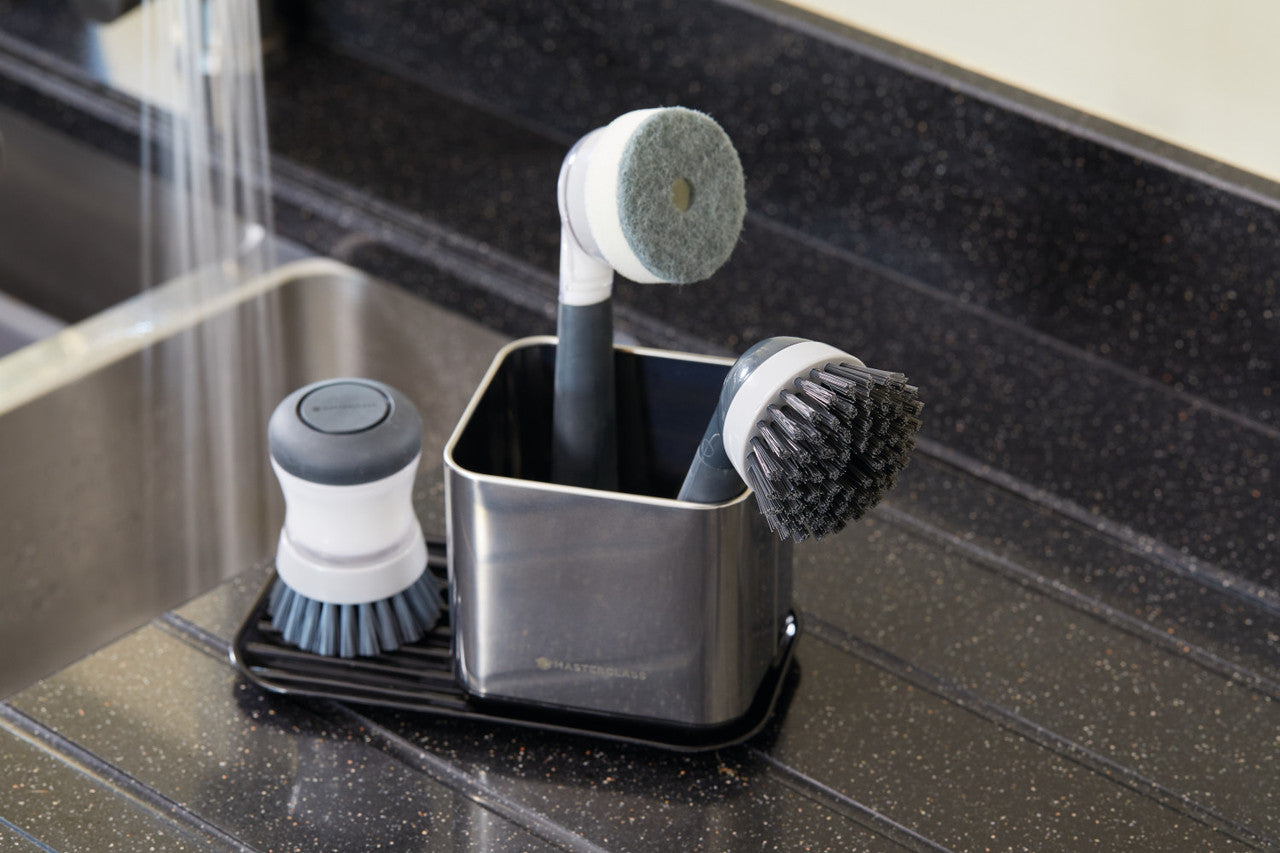 MasterCraft Soap Dispensing Dish Brush (Grey)
