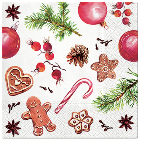 PAW Lunch Napkin 33x33cm 20 Pack - Homemade Sweets