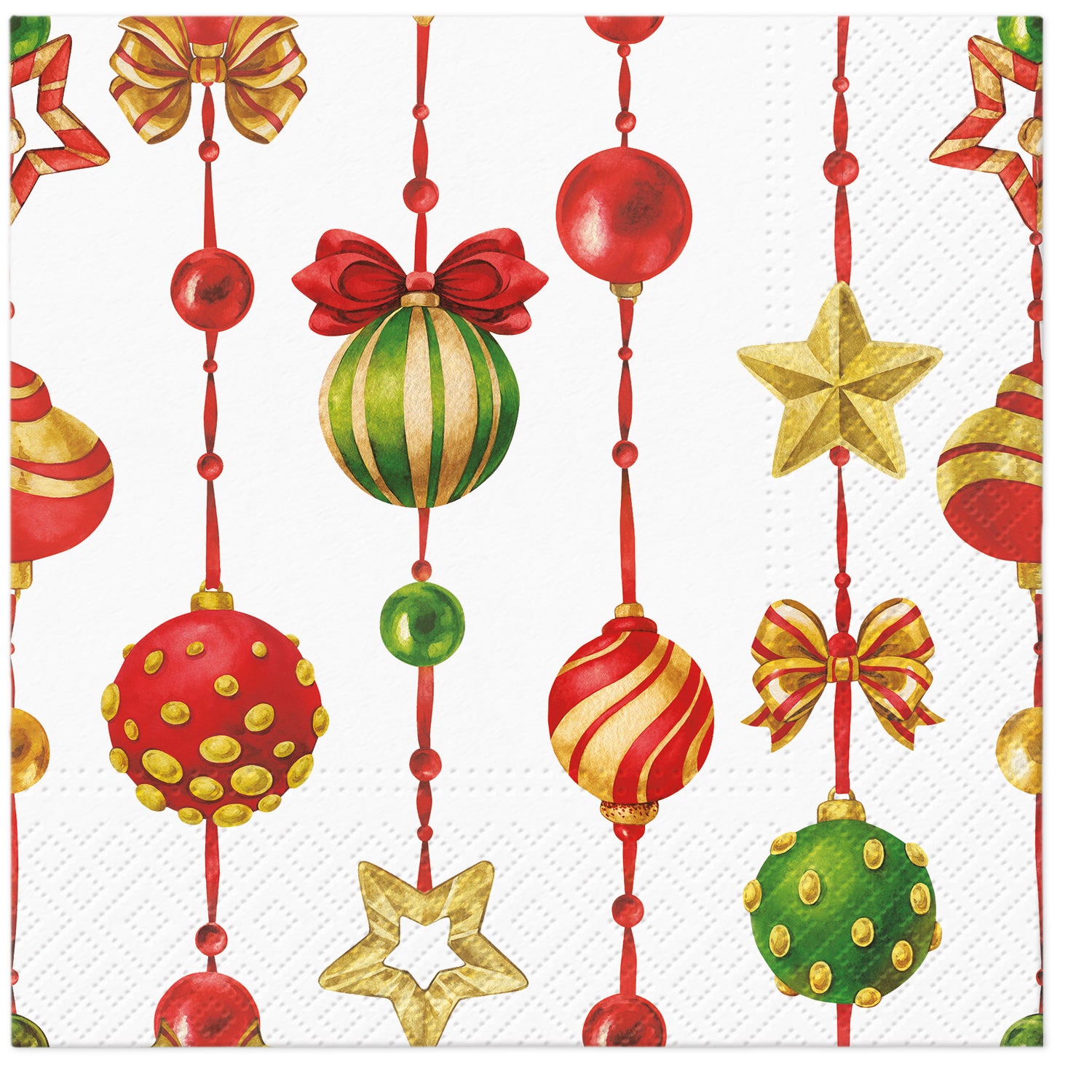 PAW Lunch Napkin 33x33cm 20 Pack - Adorned Ornaments