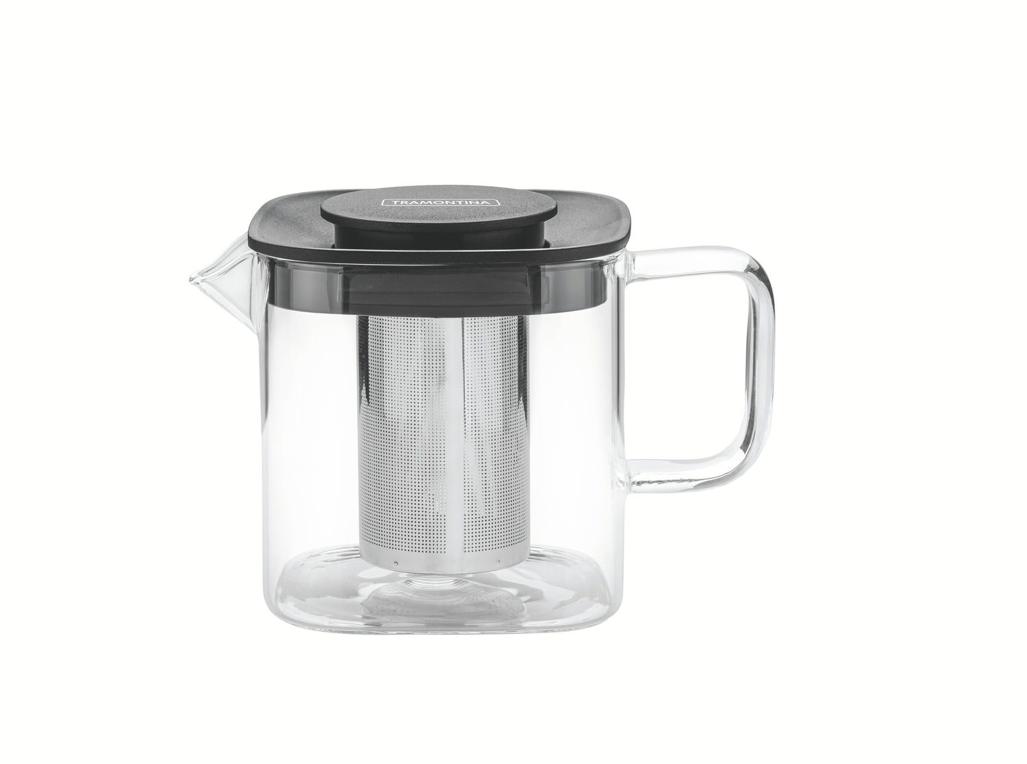 Tramontina Glass & Stainless Steel Teapot With Infuser - 600 ml