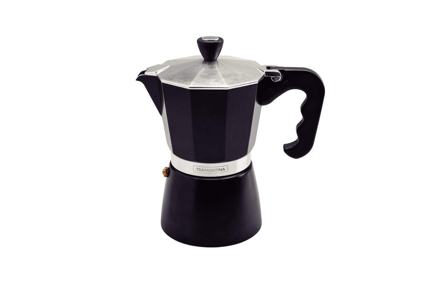 Tramontina Italian Espresso Coffe Maker - 6 Cup - Black