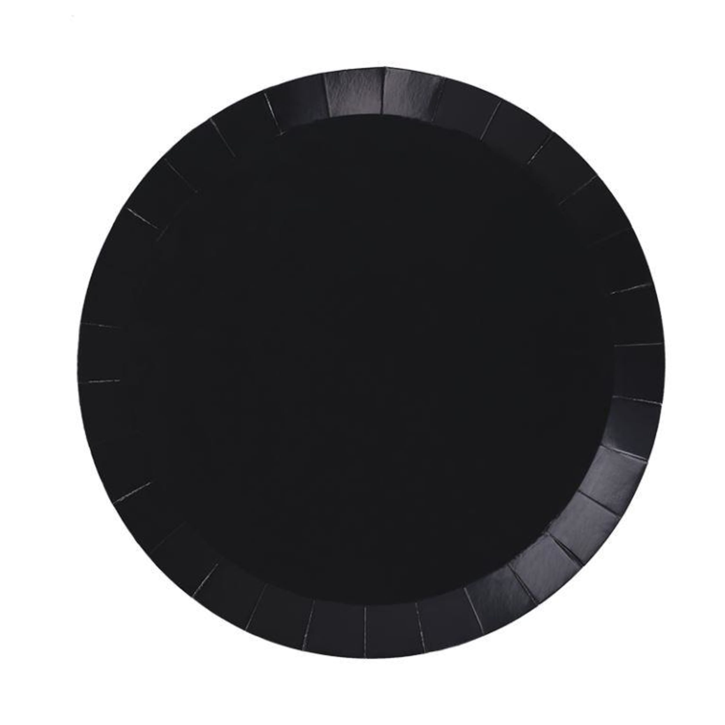 FiveStar Paper Round Dinner Plate 9" Black (20 Pack)